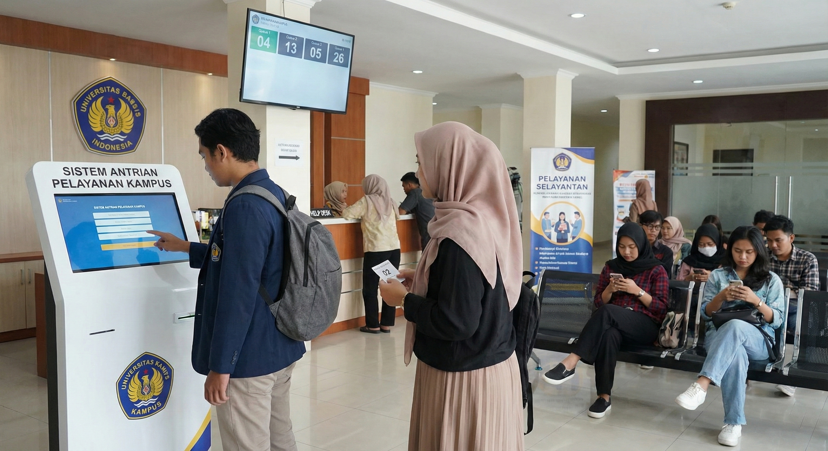 Sistem Antrian Pelayanan Kampus: Solusi Antrian Mengular & Tertib